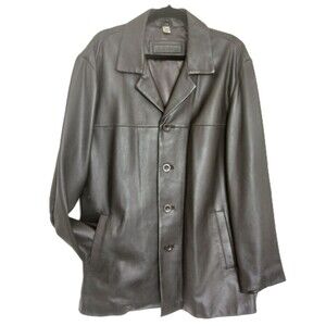 Vintage Clint Tehama Fac Diem Meam Leather mens jacket blazer